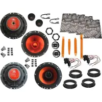 DSX JBL Boxen für Seat Altea XL Bj 06-15 Tür Vorne hinten Dämmmatte Bügel 1040 Watt