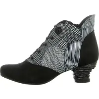 Simen Damen Schnürstiefeletten 39333-38, 39333-39, 39333-40, 39333-41 SIM-3060A schwarz/weiss 39