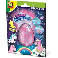 Ses 25126 Einhorn-Badebomben Surprise - Magisches Badespielzeug mit Überraschung, Badespielzeugfigur, Junge/Mädchen, 3 Jahr(e), Karton
