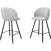 Mirjan 24 Barhocker K99 H, Wohnzimmer Sitzhocker, Beine aus Metall, Esszimmer Kollektion (Farbe: Royal Velvet 17)