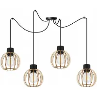 Light11 HOME Moderne Led-Deckenhängelampe Aus Holz