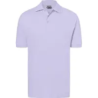 James & nicholson Hochwertiges Polohemd mit Armbündchen lilac, Gr. XL