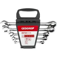Gedore red R07105005 Ringratschenmaulschlüssel Satz SW8-19 mm 5-teilig, 3300849