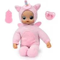 Bayer Design 93028AC Babypuppe I Baby Angels, weicher Körper, spricht, große Augen, mit Zubehör, Einhorn