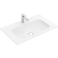 Villeroy & Boch Schrankwaschtisch FINION mit verdecktem Überlauf ViFlow 800 x 500 mm weiß