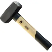 Vago-Tools Fäustelhammer 1500g Fäustel Hammer Schlosserhammer Vorschlaghammer