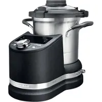 KitchenAid Artisan, 4,5 l, 140 °C, 40 °C, Schwarz, Edelstahl, Tasten, Drehregler, Edelstahl