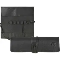 Sonnenleder Rollmäppchen Stifterolle Leder Stifteetui Fchte Stiftrolle schwarz 801-387-02