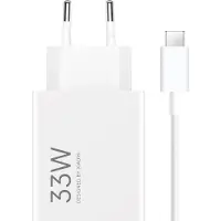 TELEFONMAX Original Xiaomi 33W TurboCharge Ladegerät, Adapter mit USB-A zu USB-C Kabel 3 Meter Kabel