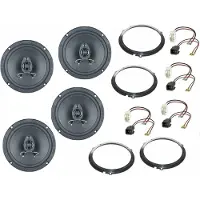 DSX Ground Zero Boxen Set für Ford Edge Bj 15-21 Tür vorne hinten 240 Watt