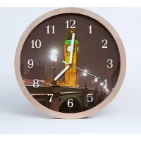 Tulup Holzuhr 30fi cm wanduhr - Big Ben Stadt