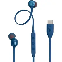 JBL Tune 310C In-Ear Kopfhörer mit USB-C, Pure Bass Sound, Hi-Res Audio, Mikrofon, EQ-Presets, Kabelsteuerung