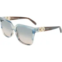 Salvatore Ferragamo Ferragamo SF2109S Striped sand blue 58/16/145 Damen Sonnenbrillen
