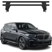Menabo Dachträger Grundtäger für BMW X5 G05 2019-2025 50kg Aluminium Schwarz 2x