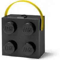 LEGO Box mit Griff 166x165x117mm - schwarz