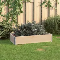 vidaXL "SALE 2026"Hochbeet 50x100 cm - 1 pcs - CLORIS - elegantes Blumenkübel/Pflanztopf - Kiefer Massivholz - Beete NeuMöbel693745