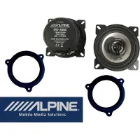 DSX Alpine Lautsprecher System Set Tür vorn hinter passend für BMW X5 E70 2006 -2013