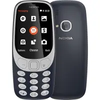 Nokia 33102G Unlocked Mobiltelefon 2,4 Zoll Farbdisplay 2MP Bluetooth dark blue
