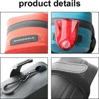 Kkmoon Rhinowalk Fahrradsatteltasche, leichte und wasserdichte Fahrradsitztasche unter dem Sitz, Fahrrad-Werkzeugtasche fuer Mountainbike, Rennrad