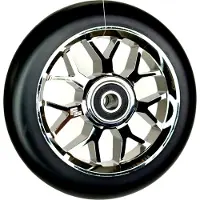 Fantic26 Spy7 Stunt-Scooter Rolle 110mm Abec11 Chrome/Pu Schwarz