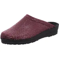 Rohde Damen Hausschuh Pantoffel Textil zart gemustert Neustadt-D 2280, Größe:38 EU, Farbe:Rot