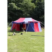 Battle-Merchant Ritterzelt Burgund, 3 x 5 m, 425 gsm : natur Farbe: natur