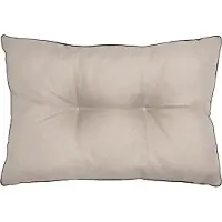 Aspero Rückenkissen 58x40 cm, 7 cm dick, wasserabweisend, dekorativ gesteppt für Garten- & Loungemöbel