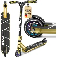 RE:SPORT Stunt Scooter REVO PRO für Kinder & Erwachsene mit Ständer | Profi Stuntroller 110mm PolyurethanWheels & Y-Bar | Stuntscooter Kickscooter ABEC 9 Kugellager | Tretroller Trickroller