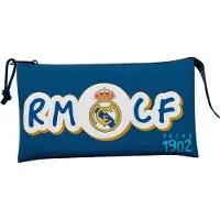 Real Madrid Triple Mäppchen Blau Mann Blau One Size