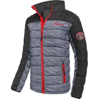 Nebulus Winterjacke meliert EMOTION Herren, warme Outdoorjacke, praktische & vielseitige Übergangs- & Winterjacke, P5892 - Herren, schwarz-rot, L