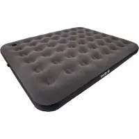 Avenli Luftmatratze Camping CloudCoil grau mit eingebauter Fußpumpe 203x152x22cm