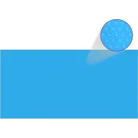 vidaXL Möbel Poolabdeckung Blau 488×244 cm PE - Poolzubehör 92150