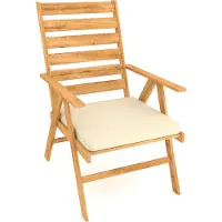 Pokar Bankauflage Bankkissen mit Abnehmbarem Bezug , Farbe:Beige, Größe:50x50