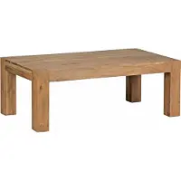 Möbelando Couchtisch MUMBAI Massiv-Holz Akazie 110 cm breit Wohnzimmer-Tisch Design Natur-Produkt Landhaus-Stil Beistelltisch