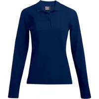 Promodoro Heavy Langarm-Poloshirt Damen, Marineblau, M