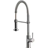 NABER Einhebelmischer DRIVE 5 in CHROM mit Spiralauslauf / Hochdruck