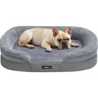 Feandrea Hundebett, Hundekissen, mittelgroße Hunde,waschbarer Bezug, rutschfest