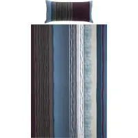 Redbest Bettwäsche blau-anthrazit 1x 155x220 cm + 1x 40x80 cm