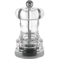 Gastronoble Olympia Pfeffermühle | Acryl | 10,2cm Geeignet für Salz und Pfeffer | 10 Mühlen