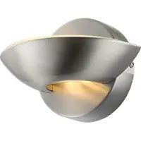 Globo Lighting Wandleuchte Metall Nickel matt, LED