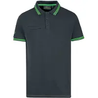 U Power Way Kurzarm-poloshirt Grau M Grau M