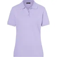 James & nicholson Hochwertiges Polohemd mit Armbündchen lilac, Gr. L