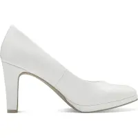 Marco Tozzi Damen Pumps elegant Stiletto rund mandelförmige Spitze 2-22412-41, Größe:40 EU, Farbe:Weiß