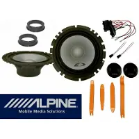 DSX Alpine für VW CC Bj 08-16 Lautsprecher Tür hinten 280 W Ausbaubügel