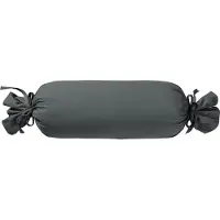 Erwin Müller Nackenrollenbezug Murnau" anthrazit 40x15 cm Ø"