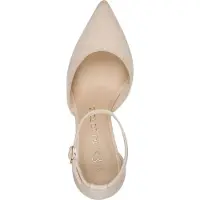 Marco Tozzi Damen Pumps offene spitze Stiletto Riemchenpumps 2-24408-46, Größe:38 EU, Farbe:Beige