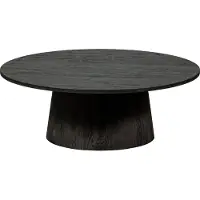 Woood Maan Couchtisch Mdf Dunkelbraun 35Xø100cm