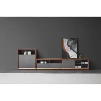 Xl Moebel Gmbh Design Wohnwand RTV Side Low Schrank Board Wohnzimmer Regal Garnitur Tisch Neu
