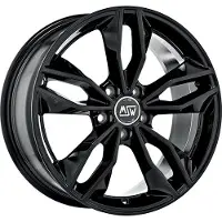 MSW Alufelge 71 7.5X17 5X114.3 Et 45 Gloss Black