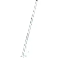 Proregal Sprossen-Seilzugleiter 3-teilig mit nivello-Traverse 3x18 Sprossen